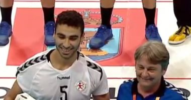 محسن رمضان أفضل لاعب فى مباراة مصر وصربيا فى مونديال شباب اليد فى إسبانيا