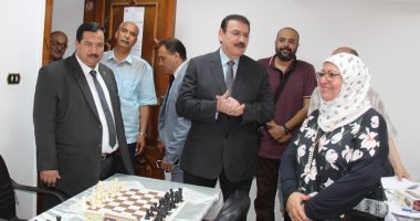 صور.. نقيب المهندسين يفتتح بطولة كأس مصر للشطرنج 