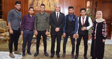 جامعة المنوفية تمنح شهادات تدريب للمشاركين فى تبادل طلاب الجامعات العربية