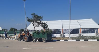 مطار برج العرب يضع اللمسات الأخيرة لاستقبال حجاج القرعة.. صور
