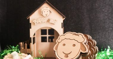 أحدث صيحات هدايا عيد الأضحى.. خروف خشبى لتقديم العيدية
