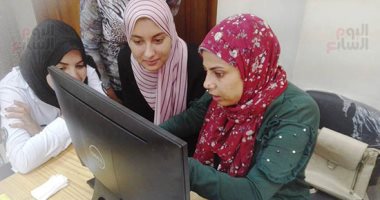 صور .. 500 طالب وطالبة سجلوا رغباتهم بجامعة كفر الشيخ
