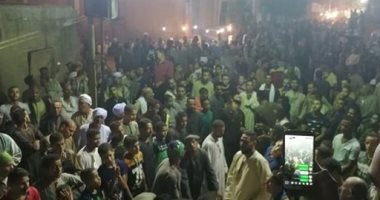 قارئ يشارك بصور احتفال الطرق الصوفية بمولد الشيخ عبد الرب النبى فى أسيوط