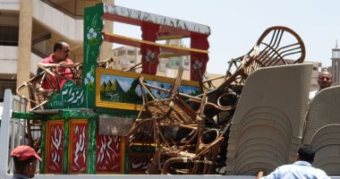 إزالة 35 حالة إشغال بحى جنوب مدينة المنيا