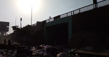 انتشار القمامة بتقسيم الدفاع المدني فى حى البساتين بالقاهرة