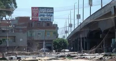 صور.. حملة مكبرة لإزالة التعديات على حرم السكة الحديد بكفر الزيات