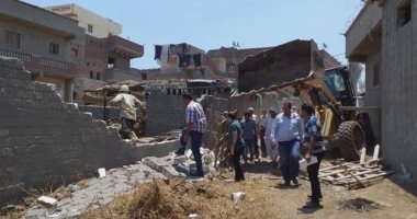 صور .. إزالة 120حالة تعدى على الأراضى الزراعية وأملاك الدولة بالبحيرة
