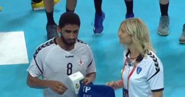 شهاب عبد الله أفضل لاعب فى مباراة مصر و النرويج بمونديال شباب اليد