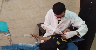صور.. قوافل الإصحاح البيئى لجامعة قناة السويس تعالج 478 حالة بسانت كاترين