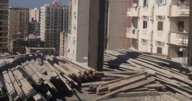 صور .. التصدى لبناء 5 عقارات مخالفة بحى وسط الأسكندرية
