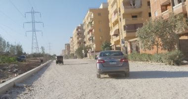 قارئ يطالب برصف بشارع الخزان بحدائق الأهرام