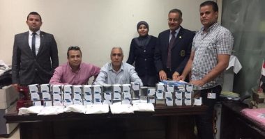 صور.. جمارك مطار سوهاج تضبط محاولة تهريب كمية من الأدوية البيطرية