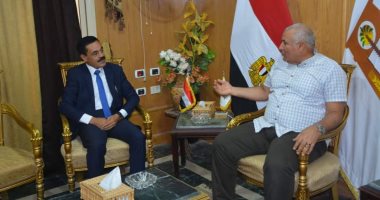محافظ الوادى الجديد يستقبل مدير الأمن الجديد 