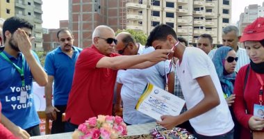 صور.. ماراثون جرى للشباب بطنطا بمشاركة وكيل وزارة الشباب