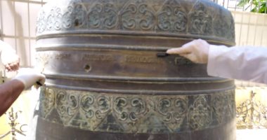 لقرب الانتهاء من ترميمه.. تعرف على جرس دير سابا فى محطة الرمل بالإسكندرية