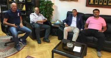 صور.. الأولمبية المصرية تستقبل سكرتير عام اللجنة الليبية