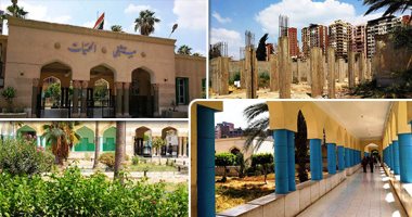صور.. قصة مستشفى حميات المحلة ثانى أقدم مستشفى فى مصر.. أنشئ فى عهد الملك فاروق الأول بتكلفة 91 ألف جنيه على مساحة 4 أفدنة.. والآن يعانى من شروخ وتصدعات وتوقف إنشاءات المبنى الجديد منذ 2006