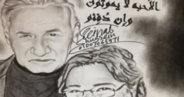 "زينب" موهوبة تهوى الرسم بـ"الرصاص" وتصمم بورتريه لعزت أبو عوف