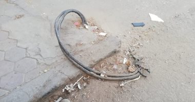 شكوى من انتشار كابلات كهرباء مكشوفة بشارع أبن الحكم بحلمية الزيتون