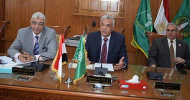 رئيس جامعة المنوفية يتفقد استعدادات أسبوع شباب الجامعات الثانى لمتحدى الإعاقة 