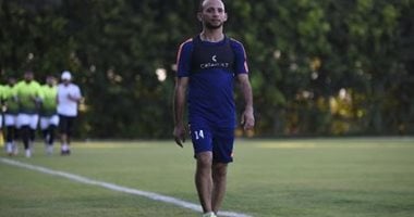 شفاء محمد رمضان ومشاركته في تدريبات المقاصة استعدادا  للمصري