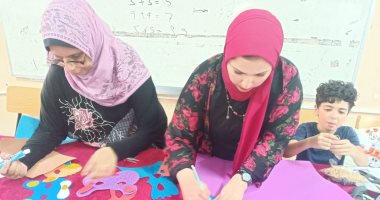 ورش رسم وتصنيع ماسكات لأطفال ثقافة بورسعيد.. صور