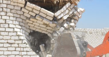 إزالة 199 حالة تعد على أراضى أملاك الدولة ببنى سويف