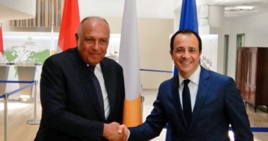 وزير الخارجية يبحث مع نظيره القبرصى سبل تعزيز التعاون السياسى فى قطاع الطاقة