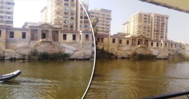 صور.. جريمة فى حق أقدم المبانى الأثرية بالدقهلية على نهر النيل.. استراحة الخديوى إسماعيل ترممها شركة خاصة بالطوب الأحمر والأسمنت بهدف تحويلها لمتحف لمشاهير الطب والعلم والفن.. ومسئول بالآثار: به مخالفات جسيمة