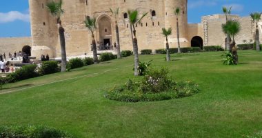 صور.. قلعة قايتباى بالإسكندرية تتزين لاستقبال عيد الأضحى المبارك 