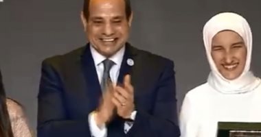 مريم النجدى: فخورة بتكريم الرئيس.. وهذا ما قاله لى بعد غناء أوبريت تحيا مصر