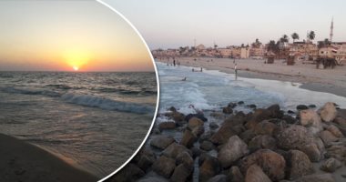 صور.. شاطئ العريش قبلة أهل سيناء صيفا.. الشاليهات تسجل انشغالا كاملا والأسعار من 50 إلى 250 جنيها.. سهرات الشباب حتى الفجر.. توفير الخدمات الترفيهية بأسعار رمزية.. الشمسية بـ30 جنيها ووجبة السمك بـ50 جنيها