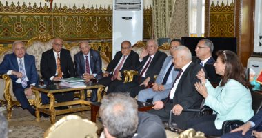 أندريه زكى وقيادات الكنيسة الإنجيلية يهنئون "الأوقاف" بعيد الأضحى 