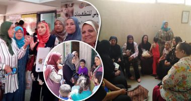 صور.. من القاهرة للصعيد.. اللجنة الوطنية للقضاء على ختان الإناث تطرق الأبواب بالمحافظات.. السيدات يتفاعلن مع الحملة ويرفعن لافتات "لا للختان".. والرائدات الريفيات يحملن 5 رسائل للقرى للتوعية بخطورة الظاهرة