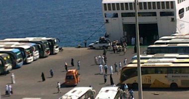 سفر الفوج الأخير للحجاج من ميناء نويبع بإجمالى 12 ألف و 486 حاجا 