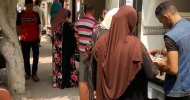 صور .. مديرية أمن الغربية تنظم قوافل غذائية بمراكز ومدن المحافظة
