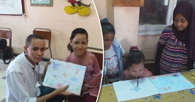 "بسملة" طفلة التحدى.. الإعاقة حرمتها من الرسم بيديها فأبدعت لوحاتها بفمها.. أجرت 14 عملية فى قدميها وضمور الأطراف قضى على ذراعيها.. شاركت فى مسابقات دولية وحصدت المراكز الأولى.. وتتمنى أن تصبح طبيبة