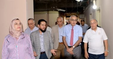 صور.. رئيس جامعة المنصورة يتفقد المراحل النهائية لتطوير وحدات مستشفى الأطفال