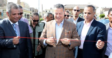 محافظ بنى سويف يفتتح شادر بيع لحوم عيد الأضحى بأسعار مخفضة 