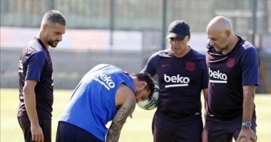 ميسى يغيب عن برشلونة ضد بلباو بافتتاح الدورى الأسبانى للإصابة 