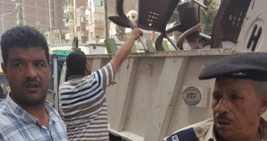 صور.. تحرير 370 محضر إشغال طريق فى حملة لشرطة المرافق بطنطا
