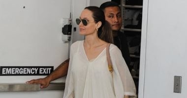 صور.. أنجلينا جولى تتألق مع أبنائها فى بيفرلى هيلز