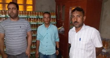 ضبط مصنع عصائر بدون ترخيص فى الفشن جنوب بنى سويف