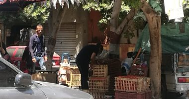 شكوى من اشغالات المحال التجارية بشارع الشهيد حسين إسماعيل بروكسى