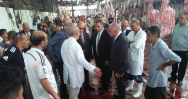 محافظ القاهرة يفرض غرامات على محلات الجزارة التى تترك مخلفات الذبح بالشوارع