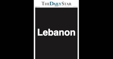 صحيفة لبنانية تصدر بطبعة "فارغة" احتجاجا على أزمات البلاد