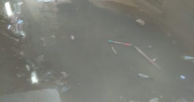 مياه الصرف تغرق حاره عدلي العرقان فى جسر السويس