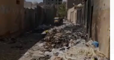 شكوى من تراكم القمامة فى مقابر الإمام الشافعى بحى الخليفة