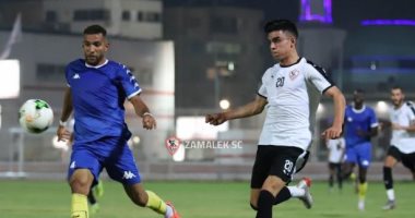 صور.. الزمالك يتعادل مع 6 أكتوبر فى الشوط الأول 1 / 1 