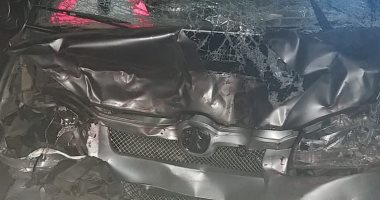 إصابة 8 أشخاص فى حادث تصادم سيارتين بأسيوط